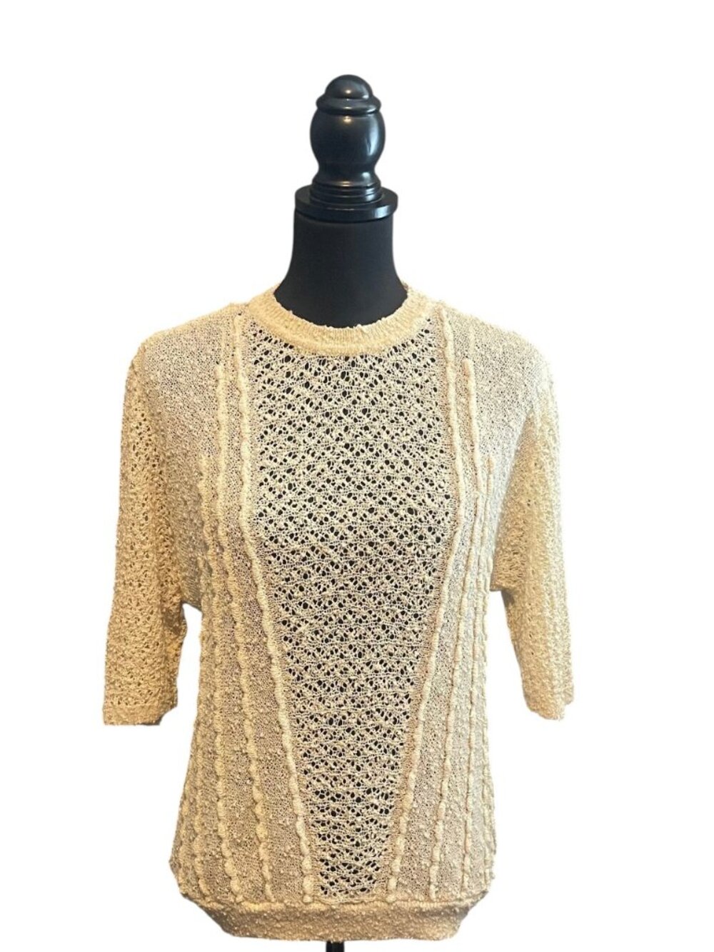 Zar Off- White Ivory Sweater